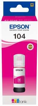 epson 104 magenta botella de tinta original c13t00p340