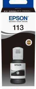 epson 113 negro botella de tinta pigmentada original c13t06b140
