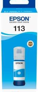 epson 113 cyan botella de tinta pigmentada original c13t06b240