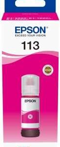 epson 113 magenta botella de tinta pigmentada original c13t06b340