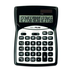 milan calculadoras 16 digitos 3 teclas de memoria funcion impuestos raiz cuadrada calculo de margenes