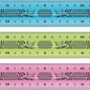 maped twist´n flex regla de flexible 30cm irrompible doble graduacion colores aleatorios azul, rosa y verde