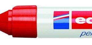 edding nº1 rotulador permanente punta biselada trazo entre 1 y 5 mm. recargable secado instantaneo color rojo
