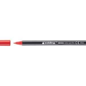 edding 1200 rotulador punta redonda trazo entre 0.5 y 1 mm. tinta con base de agua color rojo