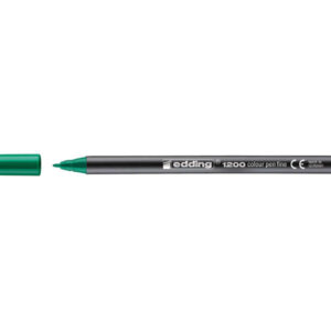 edding 1200 rotulador punta redonda trazo entre 0.5 y 1 mm. tinta con base de agua color verde