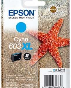 epson 603xl cyan cartucho de tinta original c13t03a24010