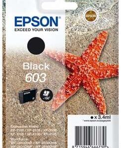 epson 603 negro cartucho de tinta original c13t03u14010