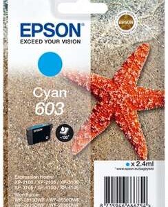 epson 603 cyan cartucho de tinta original c13t03u24010