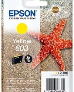 epson 603 amarillo cartucho de tinta original c13t03u44010