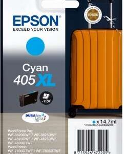 epson 405xl cyan cartucho de tinta original c13t05h24010