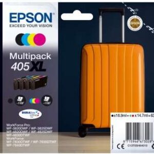 epson 405xl pack de 4 cartuchos de tinta originales c13t05h64010