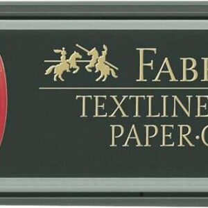 faber castell rotulador marcador fluorescente textliner 48 punta biselada trazo entre 1.2mm y 5mm tinta con base de agua color rojo