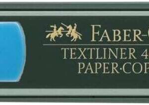 faber castell rotulador marcador fluorescente textliner 48 punta biselada trazo entre 1.2mm y 5mm tinta con base de agua color azul