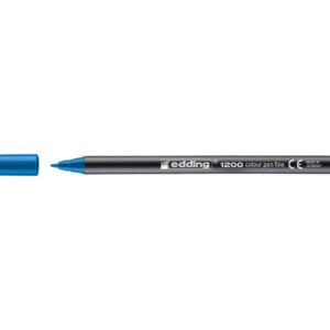 edding 1200 rotulador punta redonda trazo entre 0.5 y 1 mm. tinta con base de agua color azul claro