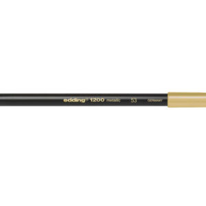 edding 1200 rotulador punta redonda trazo 1mm tinta con base de agua color oro