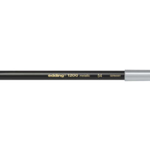 edding 1200 rotulador punta redonda trazo 1mm tinta con base de agua color plata
