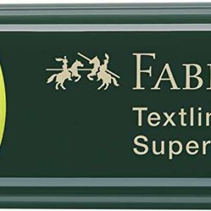 faber castell rotulador marcador fluorescente textliner 48 punta biselada trazo entre 1.2mm y 5mm tinta con base de agua color amarillo