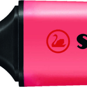 stabilo boss 70 rotulador marcador fluorescente trazo entre 2 y 5mm recargable tinta con base de agua color rojo fluorescente
