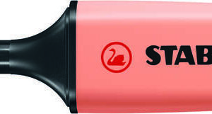 stabilo boss 70 pastel rotulador marcador fluorescente trazo entre 2 y 5mm recargable tinta con base de agua color melocoton sedoso