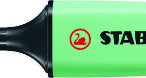 stabilo boss 70 pastel rotulador marcador fluorescente trazo entre 2 y 5mm recargable tinta con base de agua color pizca de menta