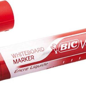 bic velleda liquid ink marcador para pizarra punta media trazo 2.3mm tinta liquida con base de alcohol color rojo