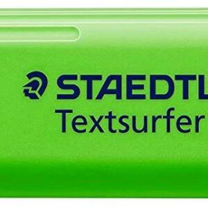 staedtler textsurfer classic 364 marcador fluorescente punta biselada trazo entre 1 5mm tinta con base de agua color verde