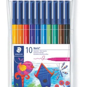 staedtler noris 326 rotulador de punta de fibra resistente a la presion tinta base de agua colores surtidos