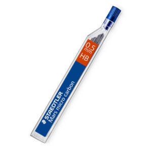 staedtler mars micro minas para portaminas 0.5mm hb fuertes y duraderas sin pvc apta para la mayoria de portaminas
