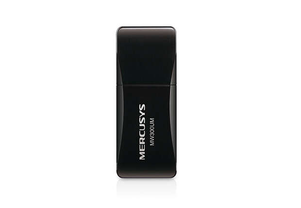 mercusys n300 mini adaptador inalambrico usb 2.0 hasta 300mbps color negro