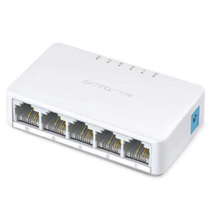mercusys switch 5 puertos rj45 10/100 mbps