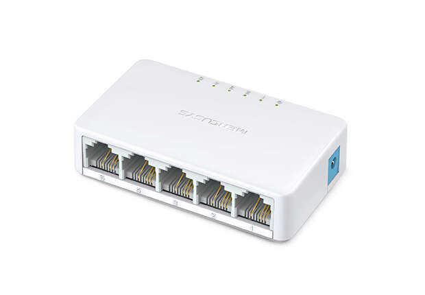 mercusys switch 5 puertos rj45 10/100 mbps