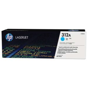 hp cf381a cyan cartucho de toner original 312a