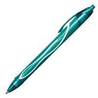 bic gel ocity quick dry boligrafo retractil punta media de 0.7mm tinta de gel secado ultra rapido no mancha el papel color verde