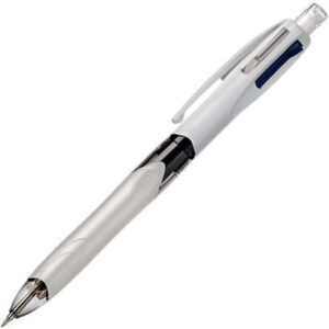 bic 4 colours 3+1 boligrafo y portaminas retractil punta media de 1mm mina hb 0.7mm cuerpo ancho con grip goma de borrar 3 colores + portaminas