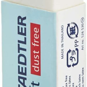 staedtler soft 526 s30 goma de borrar plastico maxima limpieza faja protectora no decolora el papel color blanco