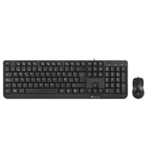 ngs cocoa pack usb teclado multimedia + raton 1000dpi 3 botones uso ambidiestro color negro