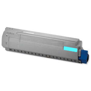 oki c810/c830 cyan cartucho de toner generico reemplaza 44059107