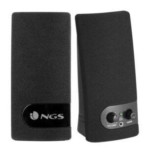 ngs soundbass 150 altavoces 2.0 usb 4w entrada jack 3.5mm controles en altavoz color negro