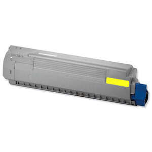 oki c810/c830 amarillo cartucho de toner generico reemplaza 44059105