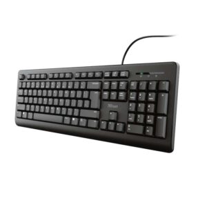 trust tk150 teclado usb teclas silenciosas 104 teclas cable de 1.80m color negro