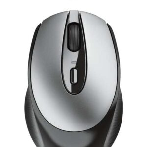 trust zaya raton inalambrico recargable usb 1600dpi 3 botones uso ambidiestro color gris/negro