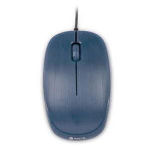 ngs flame raton usb 1000dpi 3 botones uso ambidiestro color azul