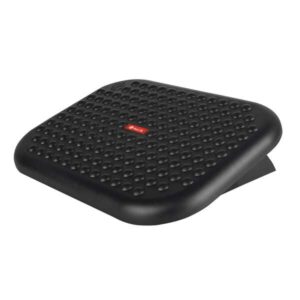 ngs footnest reposapies ergonomico y ajustable en altura inclinacion de 0º a 15º amplia superficie de apoyo antideslizante color negro