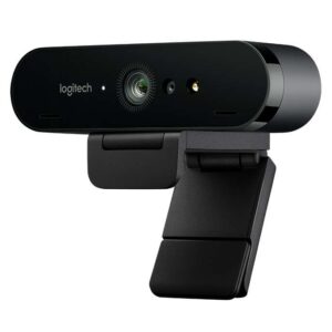 logitech brio webcam 4k ultra hd hdr grabacion 4k zoom digital 5x color negro
