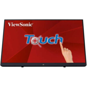 viewsonic monitor tactil led 22" ips full hd 1080p respuesta 14ms usb 3.0, hdmi, vga, dp y 3.5mm angulo de vision 178º vesa 100x100 mm