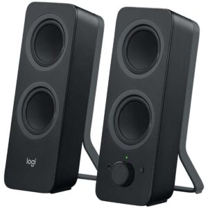 logitech z207 altavoces 2.0 bluetooth 10w sonido estereo entrada jack 3.5 mm color negro