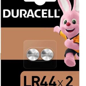 duracell pilas alcalinas de boton lr44 76a/a76/v13ga 1.5v 2 unidades