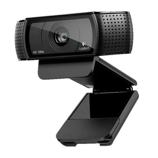 logitech c920 webcam hd pro 1080p usb 2.0 microfonos integrados enfoque automatico cable de 1.83m color negro