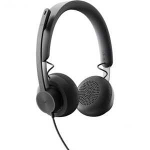 logitech zone wired ms teams auriculares con microfono plegable usb c diadema ajustable almohadillas acolchadas controles en cable cable trenzado de 1.90m color negro