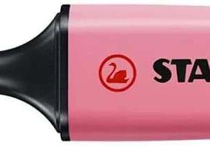 stabilo boss 70 pastel marcador fluorescente trazo entre 2 y 5mm recargable tinta con base de agua color rosa cerezo en flor